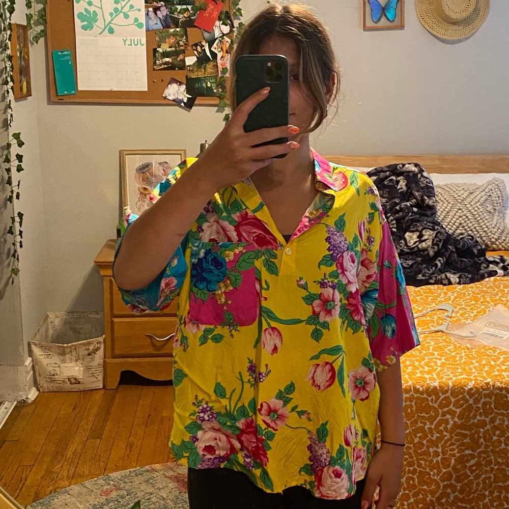 100% Silk Summer blouse